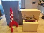 Beeldjes Moulinsart 46949 + 46018 - Tintin - 2 - Raket 30 cm, Nieuw