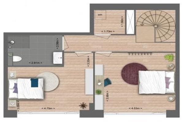 Appartement Vier Heemskinderendreef in Utrecht, Huizen en Kamers, Huizen te huur, Via bemiddelaar, Utrecht-stad, Appartement