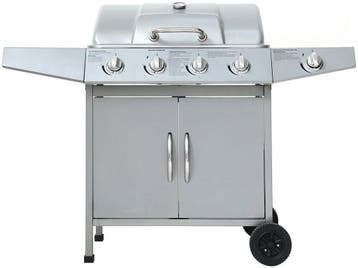 Gasbarbecue Dayton 4.1 Zilver, Tuin en Terras, Houtskoolbarbecues, Verzenden, Nieuw