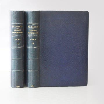 Blaise Pascal - Lettres provinciales - 1877