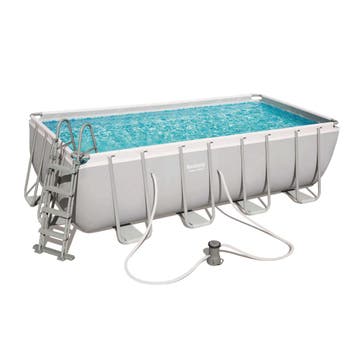 Power Steel zwembad 404x201x100 cm (set), Kinderen en Baby's, Speelgoed | Buiten | Zandbakken, Verzenden, Nieuw
