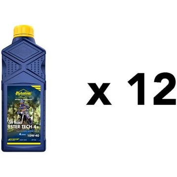 Putoline Aanbieding: 12 X Ester Tech Off Road 4+ 10W40 1L, Verzenden