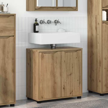 vidaXL Badkamer wastafelkast Artisan Eiken 60 x 30 x 60 cm, Verzenden, Nieuw