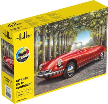 Heller 56796 STARTER KIT Citroen DS 19 Cabriolet Bouwpakket, Verzenden, Nieuw, Overige typen, Overige merken