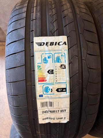 4x NIEUWE Debica Presto UHP 2 - 245/40 R17 - €60 per stuk, Ophalen, 245 mm, Nieuw, 17 inch