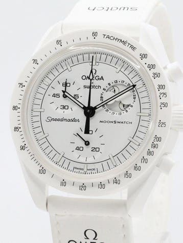 Omega x Swatch - MISSION TO THE MOONPHASE White Snoopy -, Nieuw