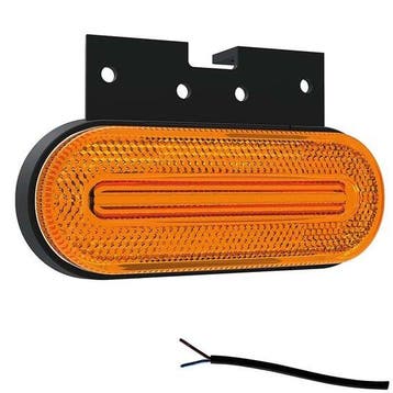 LED markeerlicht amber  | 12-24v |  50cm. kabel, Verzenden, Nieuw