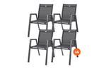 Set van 4 - Hartman Napoli stapelstoel, Verzenden, Nieuw, Overige materialen
