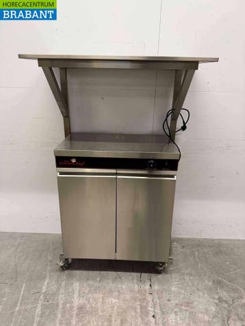 RVS CaterChef Bordenwarmer 120 borden 230V Horeca, Zakelijke goederen, Ophalen of Verzenden, Gebruikt