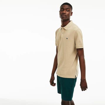 2dekans | Lacoste Slim Fit Polo Shirt - Korte Mouw - 100%, Ophalen of Verzenden, Nieuw, Beige, Lacoste