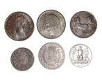 Italië. Lotto di 6 monete in argento, 1863/1967 (Zonder