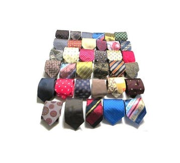 Themacollectie - 35X vintage stropdas - Roberto Cappucci,, Antiek en Kunst, Antiek | Speelgoed