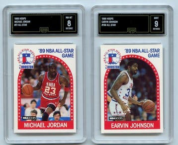 NBA Hoops - Lot of 2 - 1989 - All-Star - GMA 9 - Michael, Nieuw