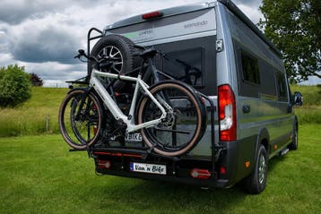 Van n Bike | Wegdraaibare Fietsendrager voor Buscampers, Nieuw, Elektrische fiets