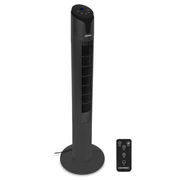 Luxe Torenventilator – 110 cm - 3 snelheden – zwart | Incl., Verzenden, Nieuw
