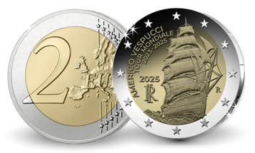 2 euro Amerigo-Vespucci - Italië, Verzenden