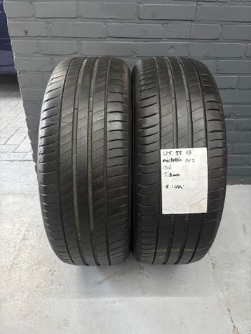 215/55/18 MICHELIN PRIMACY 3 5,8MM 2 STUKS €140,- (1316), Ophalen, 18 inch, Band(en), Personenwagen