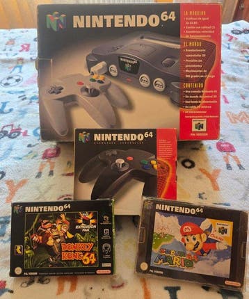 Nintendo - N64 - Nintendo 64 with top games - Videogame - In, Nieuw