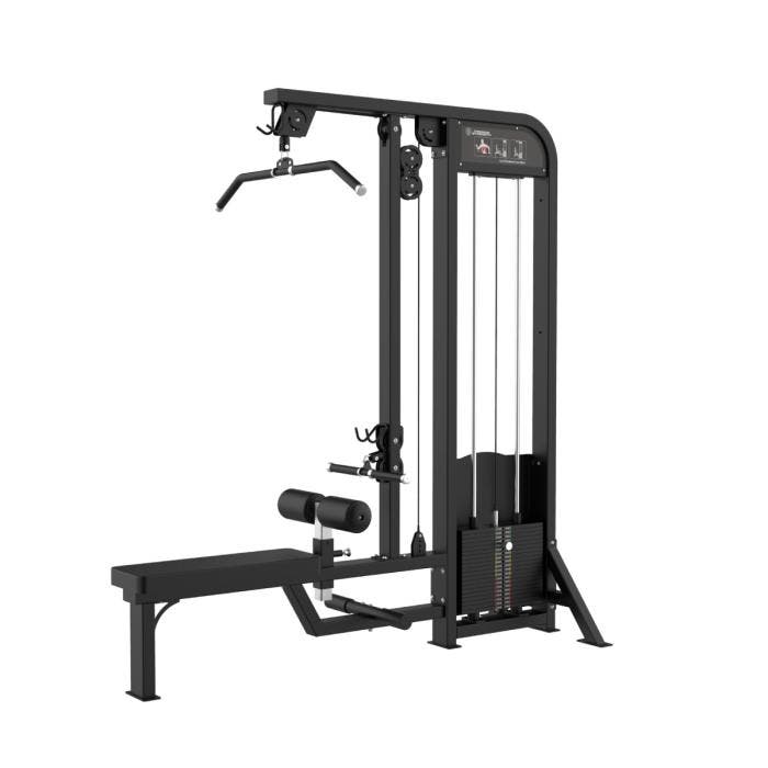 Titanium Strength Elite Series | Lat Pulldown en Seated Row, Sport en Fitness, Fitnessmaterialen, Halterstangen, Nieuw, Verzenden