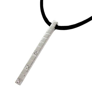 Cartier - Hanger - Lanière - 18 karaat Witgoud - 3 Diamanten