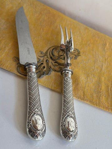 Minerva - Bestekset - Exclusief Parijse model - Zilver,