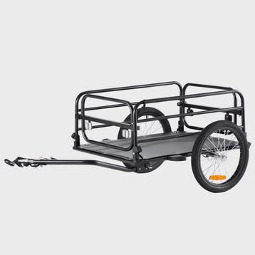 Opvouwbare Fietskar met 160 lbs Laadvermogen en 16" Wielen -, Verzenden, Nieuw