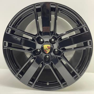 Porsche Panamera 971/2 Originele 20inch zwart met banden, Ophalen, Gebruikt, Banden en Velgen, Personenwagen