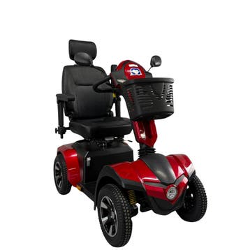 Vermeiren Mercurius 4 LTD gebruikte scootmobiel – Rood – 202, Ophalen of Verzenden, Gebruikt, Vermeiren