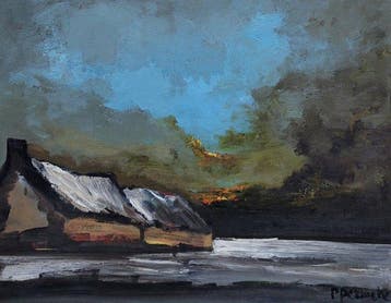 Paul Permeke (1918-1990) - Expressionistisch landschap, Antiek en Kunst, Kunst | Schilderijen | Klassiek