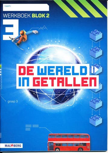 De wereld in Getallen versie 5 Werkboek blok 2 groep 3 (per, Verzenden, Nieuw