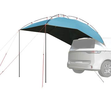 vidaXL Autotent waterdicht blauw, Caravans en Kamperen, Verzenden, Nieuw, Tot en met 2
