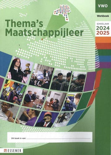 vwo 2024-2025 / Essener Themas Maatschappijleer / werkboek, Verzenden, Zo goed als nieuw
