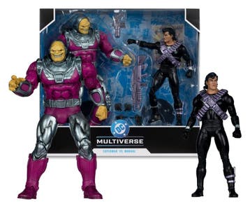 DC Multiverse Megafig Action Figure 2-Pack Mongul vs Supe..., Verzamelen, Ophalen of Verzenden, Nieuw