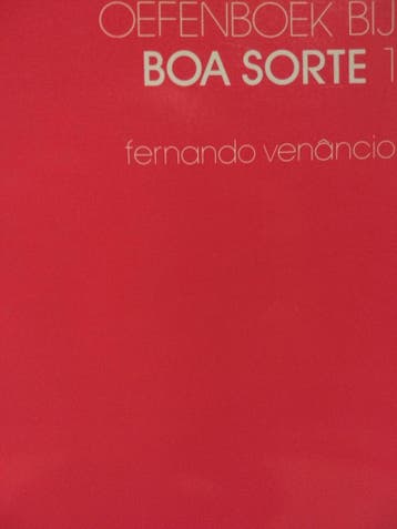 Oefenboek bij boa sorte 1 - F. Venancio 9789062838257, Verzenden, Gelezen, F. Venancio