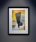 Wassily Kandinsky - Gebogene Spitze, 1924. Gesigneerd in