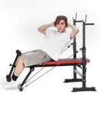 Opvouwbare Halterbank – Verstelbare Fitnessbank Thuis, Verzenden, Nieuw
