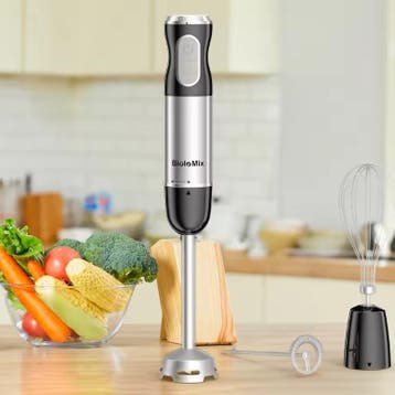 Staafmixer 3-in-1 RVS – Handblender met Garde en Opschuimer, Verzenden, Nieuw