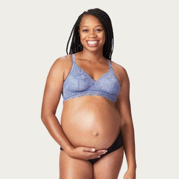 Cake Lingerie Zwangerschapsbh / Meegroeibh Bralette Blauw vo, Verzenden