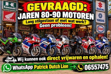 gevraagd oude motoren van de jaren 80-90
