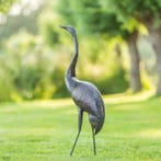 sculptuur, Paradijskraanvogel - 1300 mm - hergebruikt metaal
