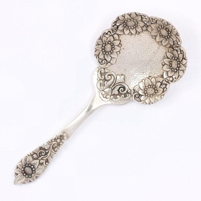 Tjokrosoeroso (Yogjakarta) - Pasteischep - Gebakschep - .800, Antiek en Kunst, Antiek | Goud en Zilver