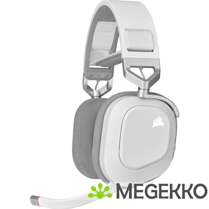 Corsair HS80 Draadloos Wit, Computers en Software, Headsets, Nieuw, Verzenden