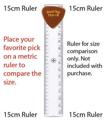 BlueChip TAD50-1R Triangle Plectrum 1.25 mm, Ophalen of Verzenden, Nieuw, Akoestische gitaar