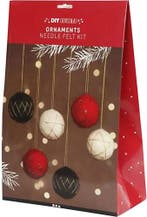 Diykit pakket hobbyset naaldvilten kerstballen styropor met, Hobby en Vrije tijd, Knutselen, Ophalen of Verzenden, Nieuw