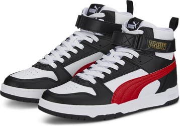 PUMA RBD Game - maat 42 - Unisex Sneakers - Wit/Rood/Zwart, Verzenden, Nieuw