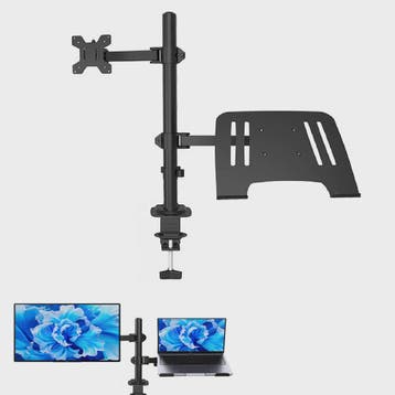 Ergonomische Monitorarm & Laptopstandaard voor Bureau - Vers, Computers en Software, Verzenden, Nieuw
