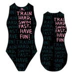 Special Made Turbo Waterpolo badpak TRAIN HARD, Nieuw