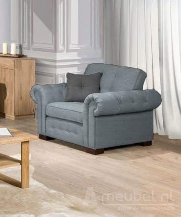Fauteuil Groenveld - fauteuils - Grijs, Nieuw, Grijs, Stof