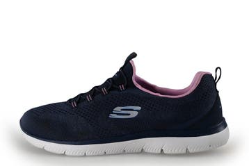 Skechers Instappers in maat 40 Blauw, Skechers, Instappers, Zo goed als nieuw, Verzenden