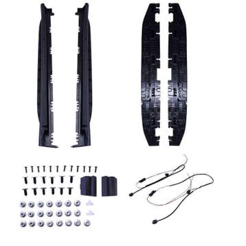 Treeplanken met verlichting voor mercedes gle v167 zwart, Nieuw